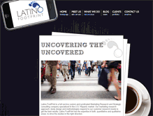 Tablet Screenshot of latinofootprint.com
